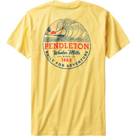 Pendleton - Adventure Wave Short-Sleeve T-Shirt - Men's - Banana Cream/Navy