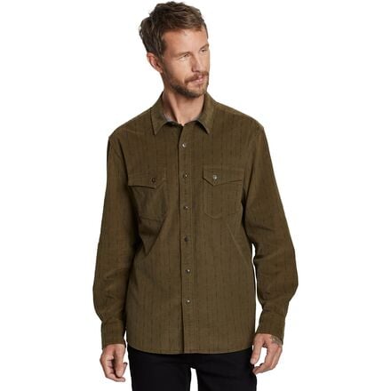 Pendleton - Corduroy Long-Sleeve Shirt - Men's - Olive Green
