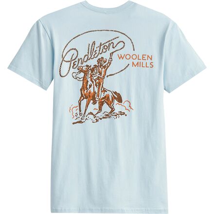 Pendleton - Rancher Graphic T-Shirt - Men's - Light Blue/Brown