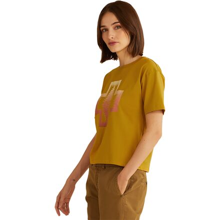 Pendleton - Cropped Deschutes Graphic T-Shirt - Women's
