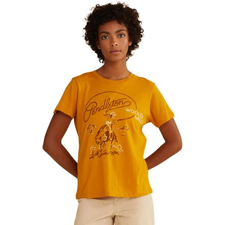 Pendleton - Rodeo Cowgirl Graphic T-Shirt - Women's - Gold