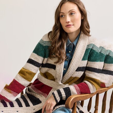 Pendleton - Camp Stripe Cardigan - Women's