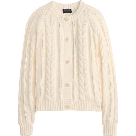 Cotton Cable Cardigan - Women's
