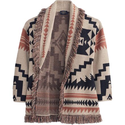 Pendleton - Graphic Fringe Cardigan - Women's