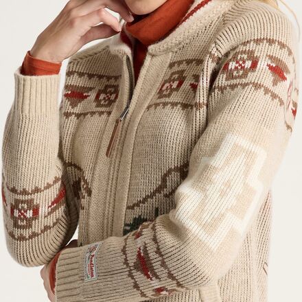 Pendleton - Alpine Lambswool Zip-Up Cardigan - Women's