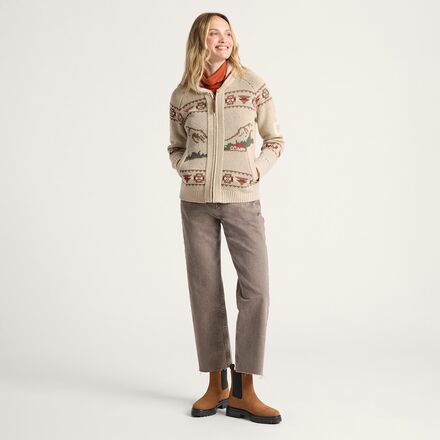 Pendleton - Alpine Lambswool Zip-Up Cardigan - Women's