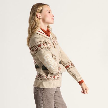 Pendleton - Alpine Lambswool Zip-Up Cardigan - Women's