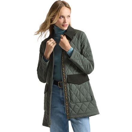 Sun River Corduroy Accent Field Coat - Women's