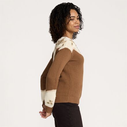 Pendleton - Western Floral Henley Sweater - Women's