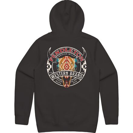 Western Brand Logo Graphic Hoodie - Men's