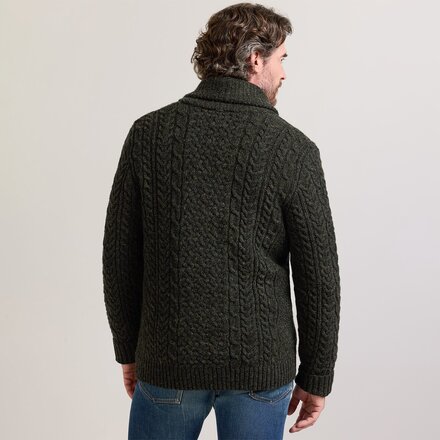 Pendleton - Wool Fisherman Cardigan - Men's