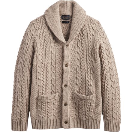 Wool Fisherman Cardigan - Men's