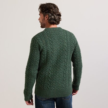Pendleton - Wool Fisherman Crew Sweater - Men's