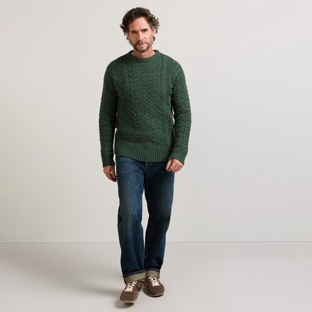 Pendleton - Wool Fisherman Crew Sweater - Men's