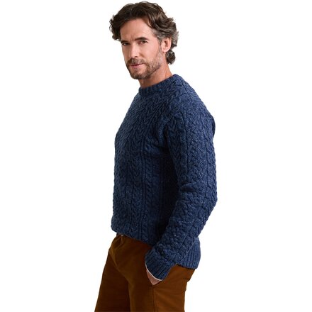 Wool Fisherman Crew Sweater - Men's