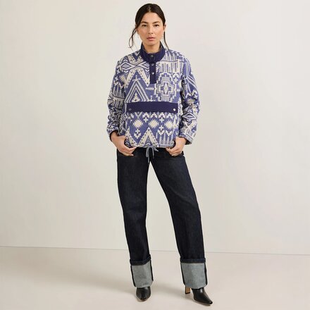 Pendleton - DoubleSoft 1/2-Snap Pullover - Women's