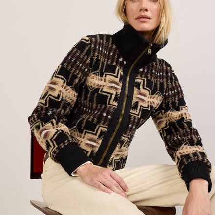 Pendleton - Foxglove Fleece Bomber Jacket - Women's