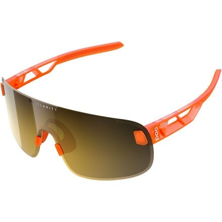 POC - Elicit Sunglasses - Fluo. Orange Translucent/Clarity Road/Partly Sunny Gold