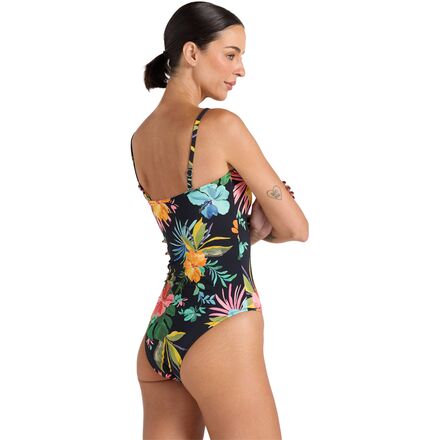 Poolside Paradiso - Kauai Bandeau One-Piece Swim Suit - Women's