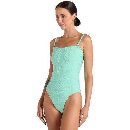 Poolside Paradiso - Mai Tai Bandeau One-Piece Swim Suit - Women's