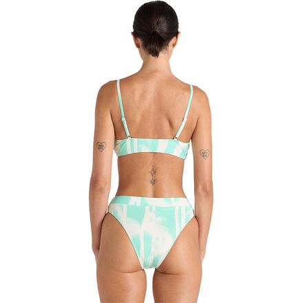 Poolside Paradiso - Palms High Cut Band Bikini Bottom - Women's