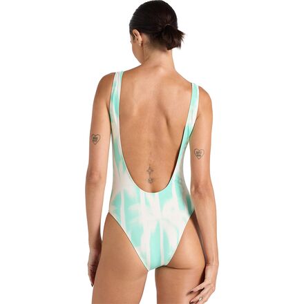 Poolside Paradiso - Palms Scoop One-Piece Swim Suit - Women's