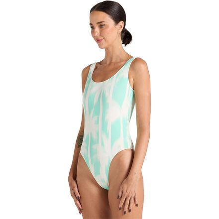 Poolside Paradiso - Palms Scoop One-Piece Swim Suit - Women's