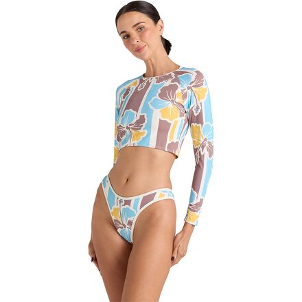 Poolside Paradiso - Northshore Ls Surf Bikini Top - Women's
