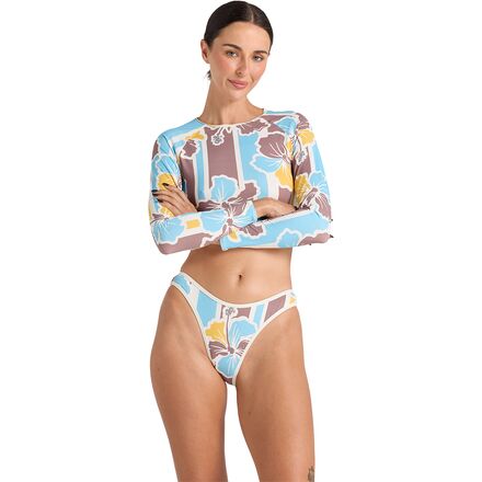 Poolside Paradiso - Northshore Ls Surf Bikini Top - Women's