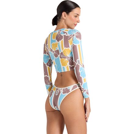 Poolside Paradiso - Northshore Ls Surf Bikini Top - Women's