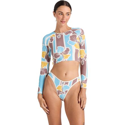 Poolside Paradiso - Northshore Ls Surf Bikini Top - Women's