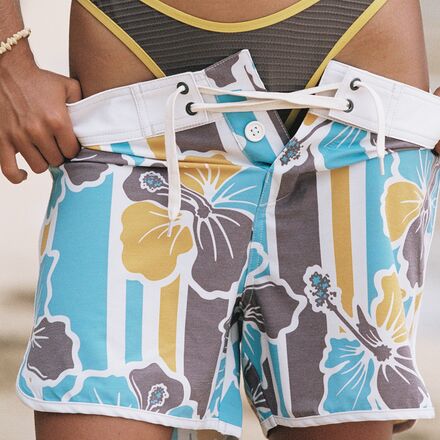 Poolside Paradiso - Northshore Surf Short - Women's