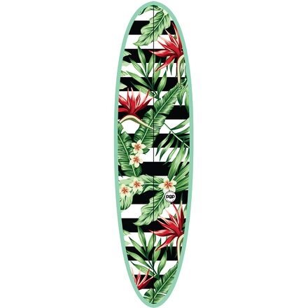 POP Paddleboards - Funday Longboard Surfboard - Hawaiian/Mint