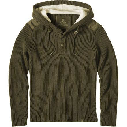 prAna - Henley Hooded Sweater - Men's 