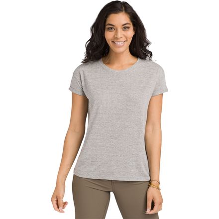 prAna - Cozy Up T-Shirt - Women's - Heather Grey