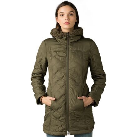 prAna - Esla Hooded Coat - Women's - Slate Green