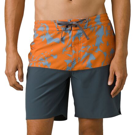 prAna - On the Rocks Boardshort - Men's - Faded Poppy