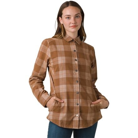 prAna - Porter Park Flannel Shirt - Women's - Camel
