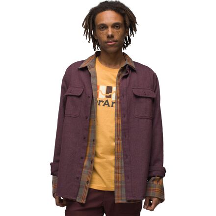 prAna - Westbrook Flannel Shirt - Men's - Mulberry