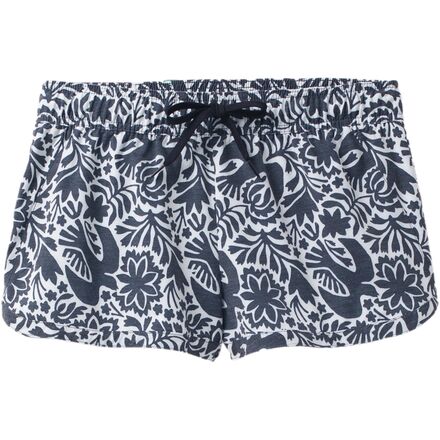 Short De Bain Femme PrAna MARIYA, Taille M, Rayures Multicolores, Poche Et Cordon