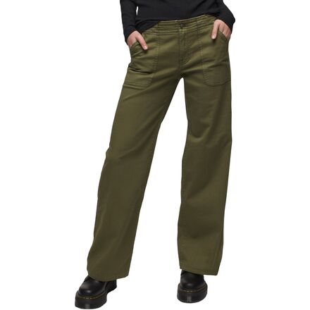 prAna - Sancho Wide Leg Pant - Women's - Cargo Green