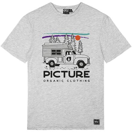 Picture Organic - Custom Van T-Shirt - Men's - Grey Melange