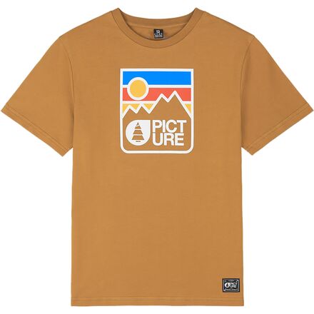 Picture Organic - Nausta Short-Sleeve Graphic T-Shirt - Kids' - Pumpkin sky