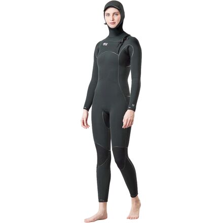 Picture Organic - Dome 5/4mm Hooded Front Zip Wetsuit - Women's - Black
