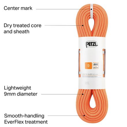 Petzl - Volta Guide 9.0mm Rope