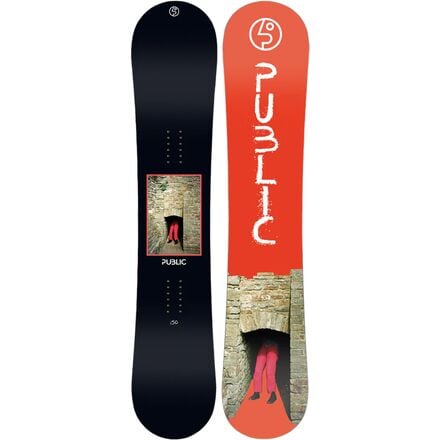 PUBLIC Snowboards - General Public Snowboard - 2024 - Black/Red