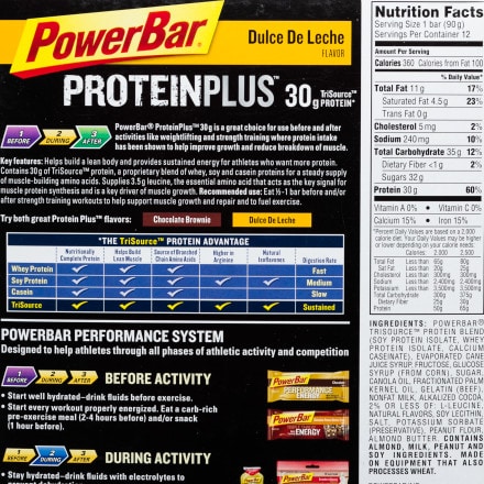 Powerbar - ProteinPlus 30 Gram Bar - 12 Bars