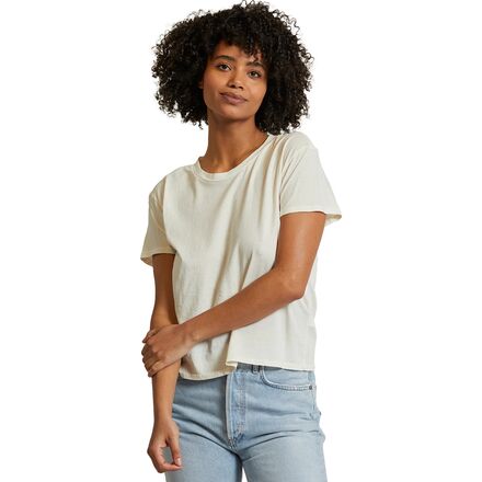 Cotton Boxy Crew T-Shirt - Women's