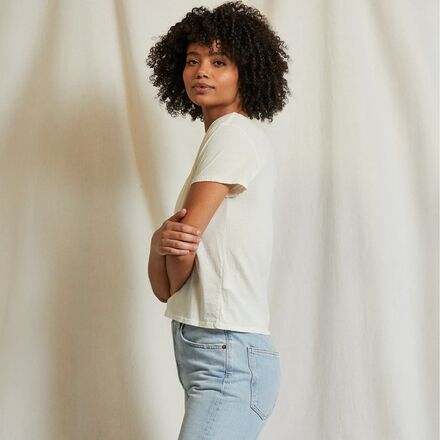 perfectwhitetee - Cotton Boxy Crew T-Shirt - Women's