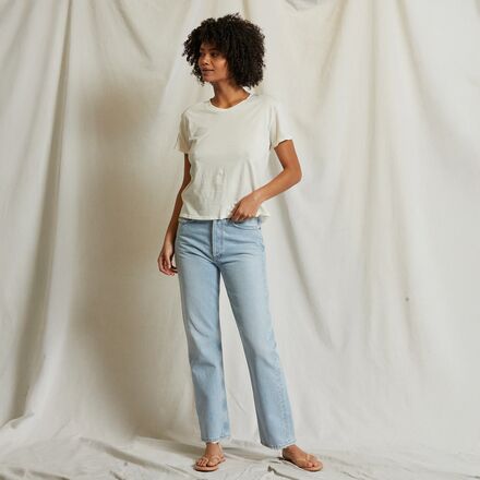 perfectwhitetee - Cotton Boxy Crew T-Shirt - Women's